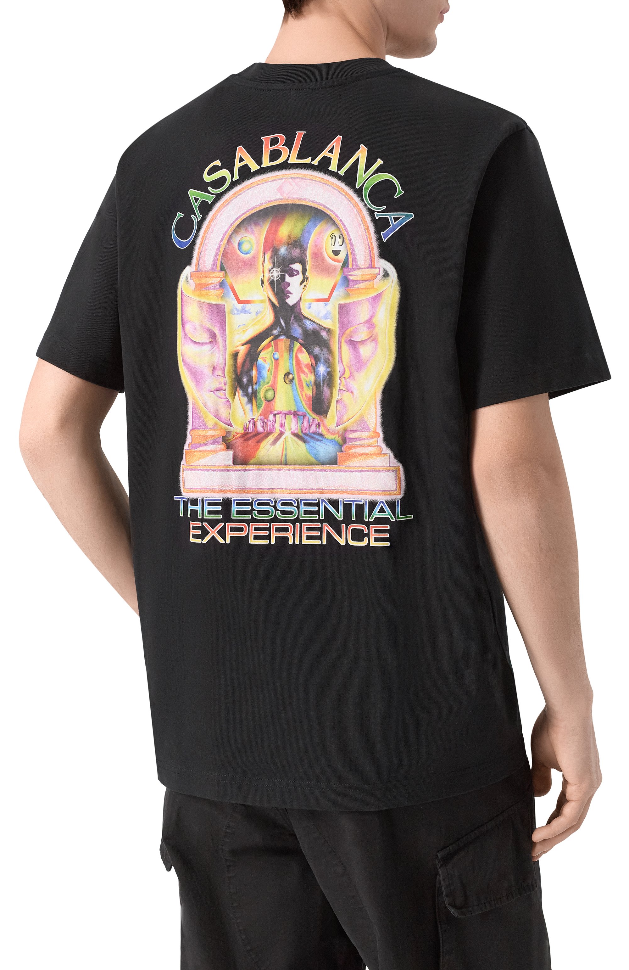 Хлопковая футболка CASABLANCA, арт. M-SP26-JTS-001-17, фото 4