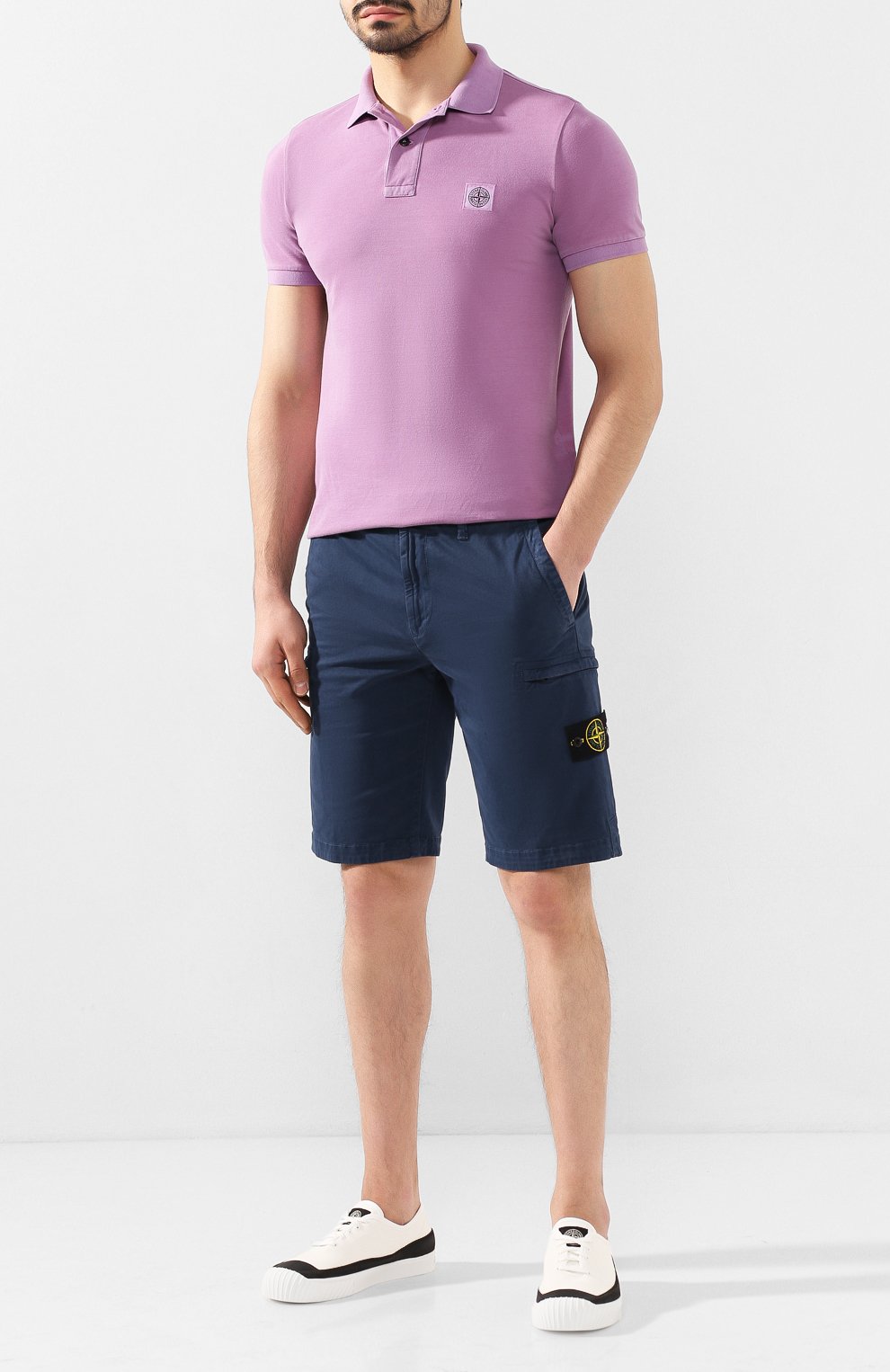 Текстильные кеды STONE ISLAND, арт. 7215S0164, фото 2