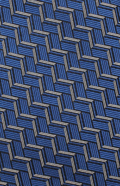 Шелковый галстук LANVIN синего цвета по цене 12600 руб., арт. 2571/TIE, фото 3 Шелковый галстук LANVIN, арт. 2571/TIE, фото 3