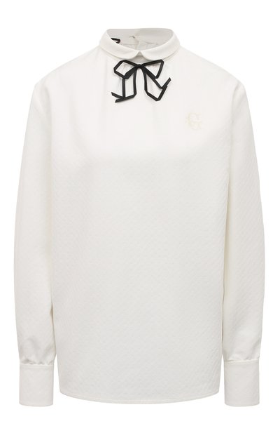 Хлопковая блузка GUCCI, арт. 633317 ZAFWQ, фото 1