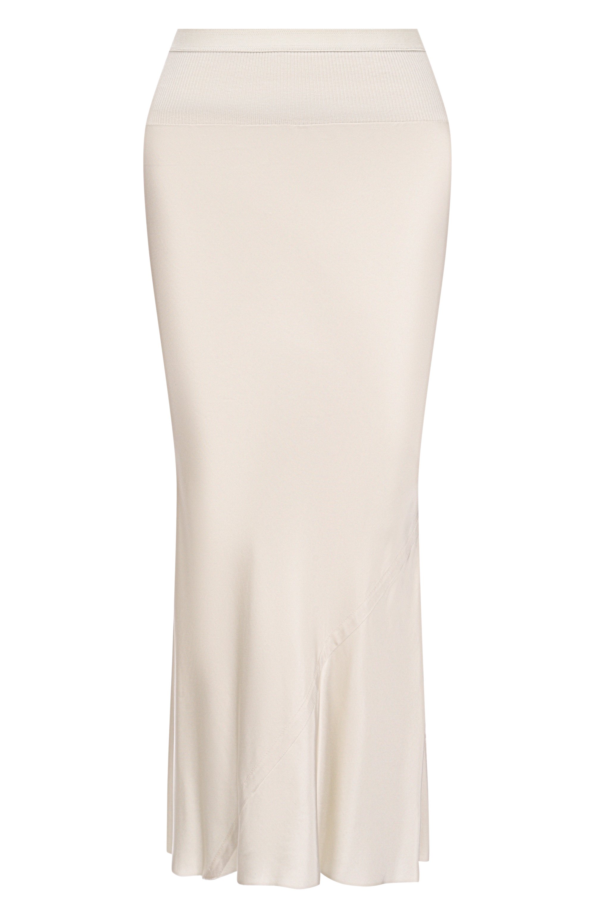 Атласная юбка RICK OWENS, арт. RP01E7343/SCH, фото 1