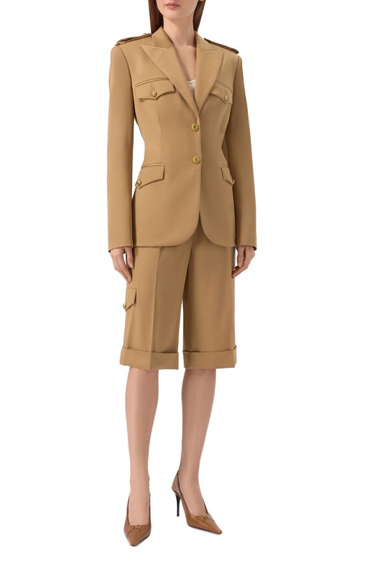 Шерстяные шорты Shervarli TR26-0022 Бежевый  TR26-0022 Фото 2