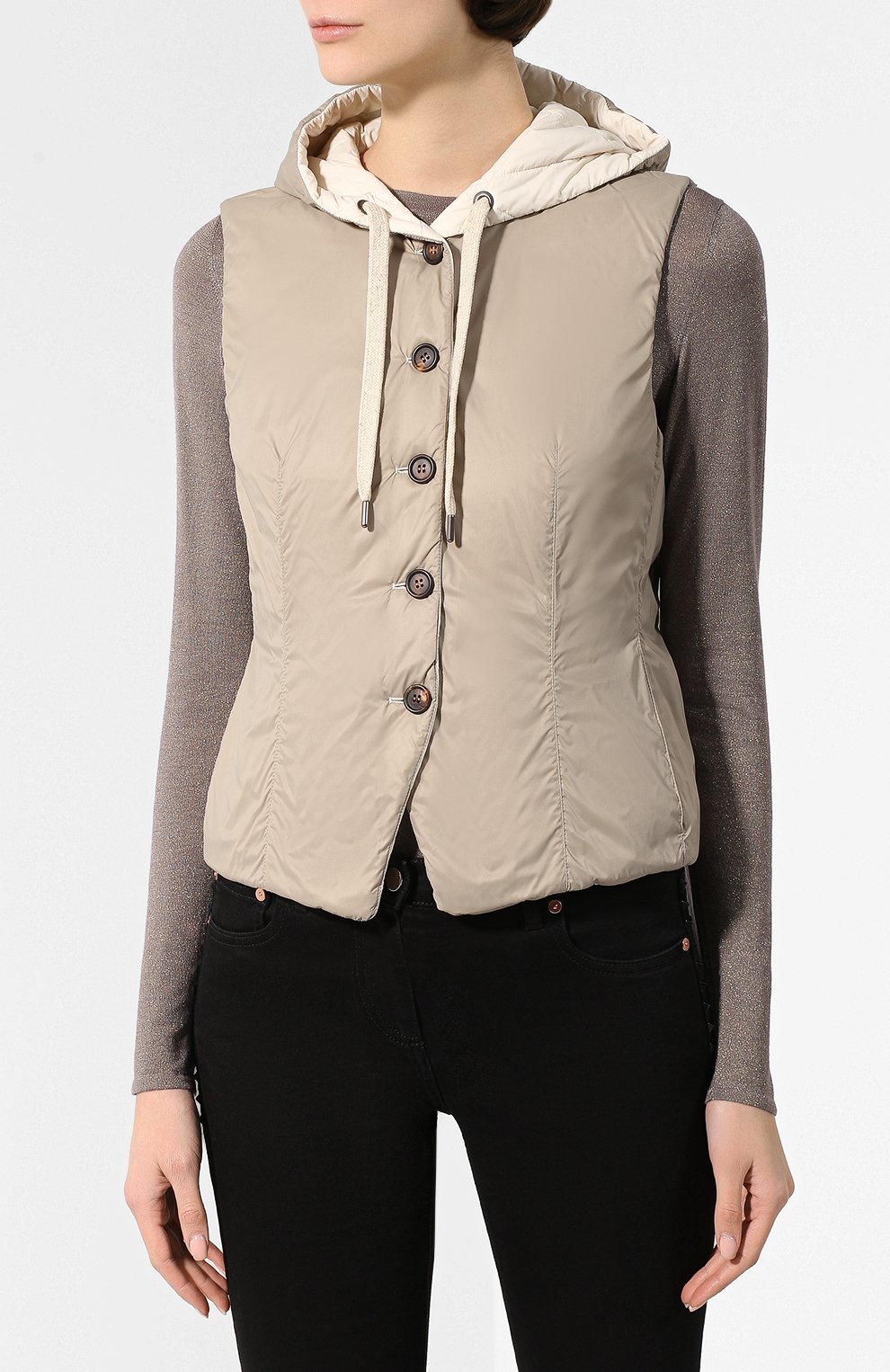 Жилет с капюшоном BRUNELLO CUCINELLI, арт. MR4058810, фото 6