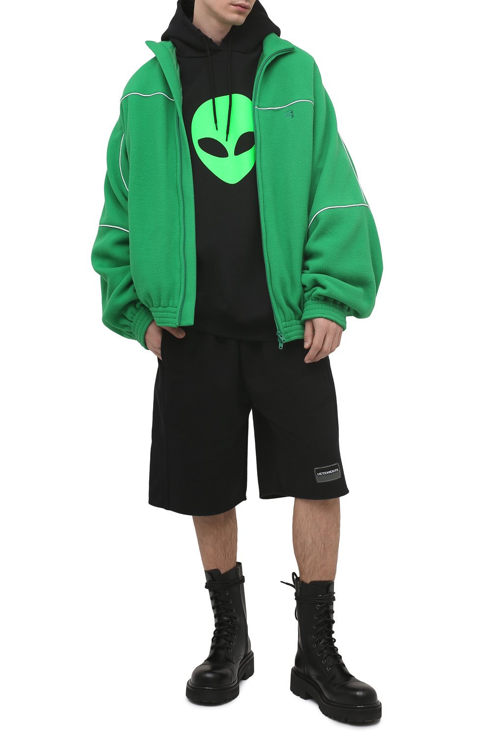 Хлопковое худи BALENCIAGA, арт. 641679/TJV95, фото 2