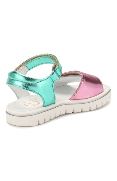 Кожаные босоножки GALLUCCI, арт. J004390M/SA P C G0M LAM/LAM/LAM, фото 3