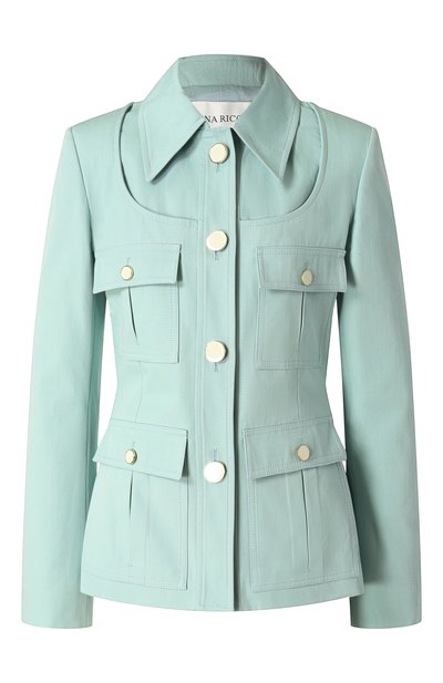 Женский хлопковый жакет NINA RICCI, арт. 25PCVE010/C01086