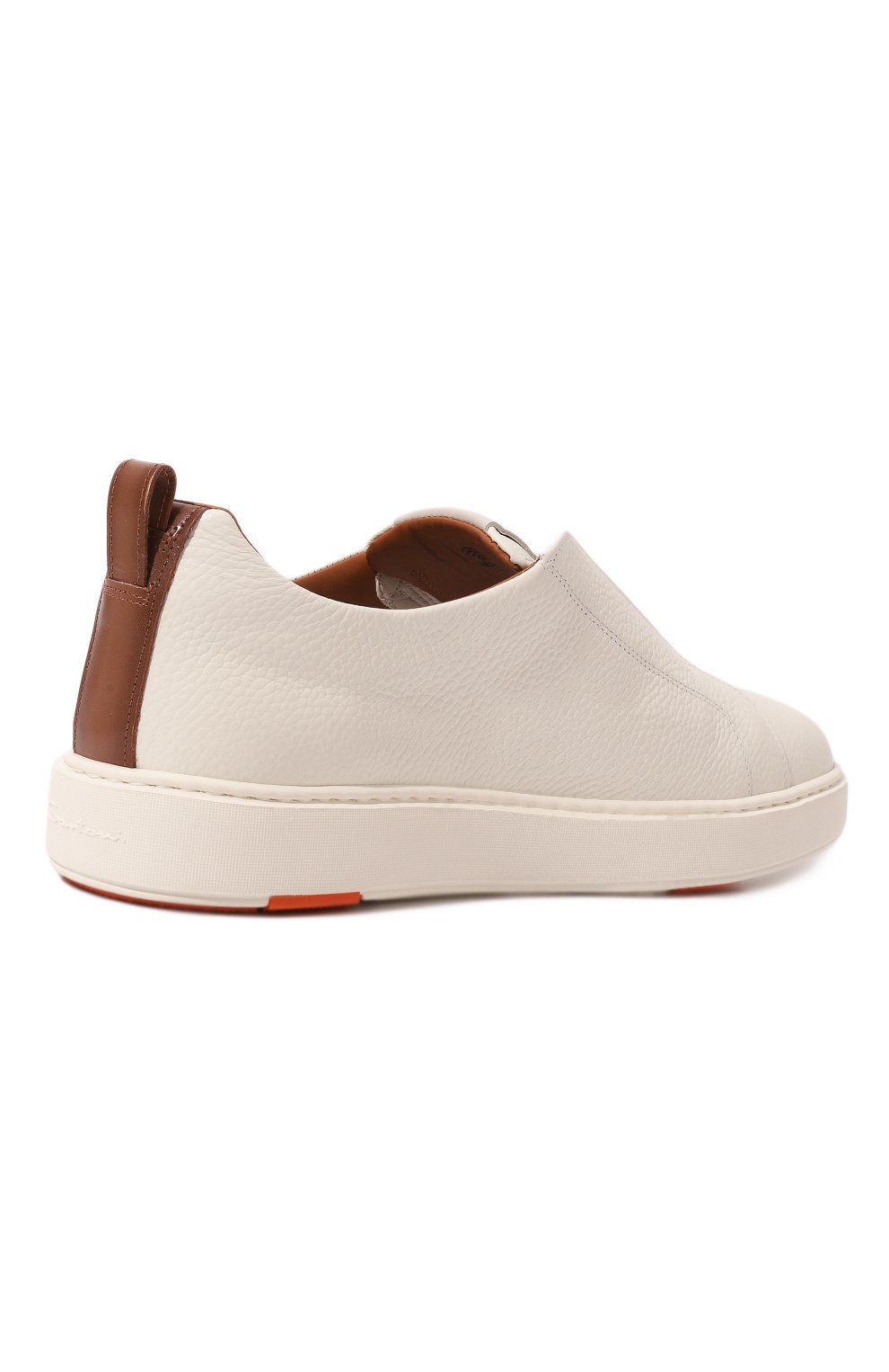 Кожаные кеды SANTONI, арт. MBCD21959BARSCBEI50, фото 5