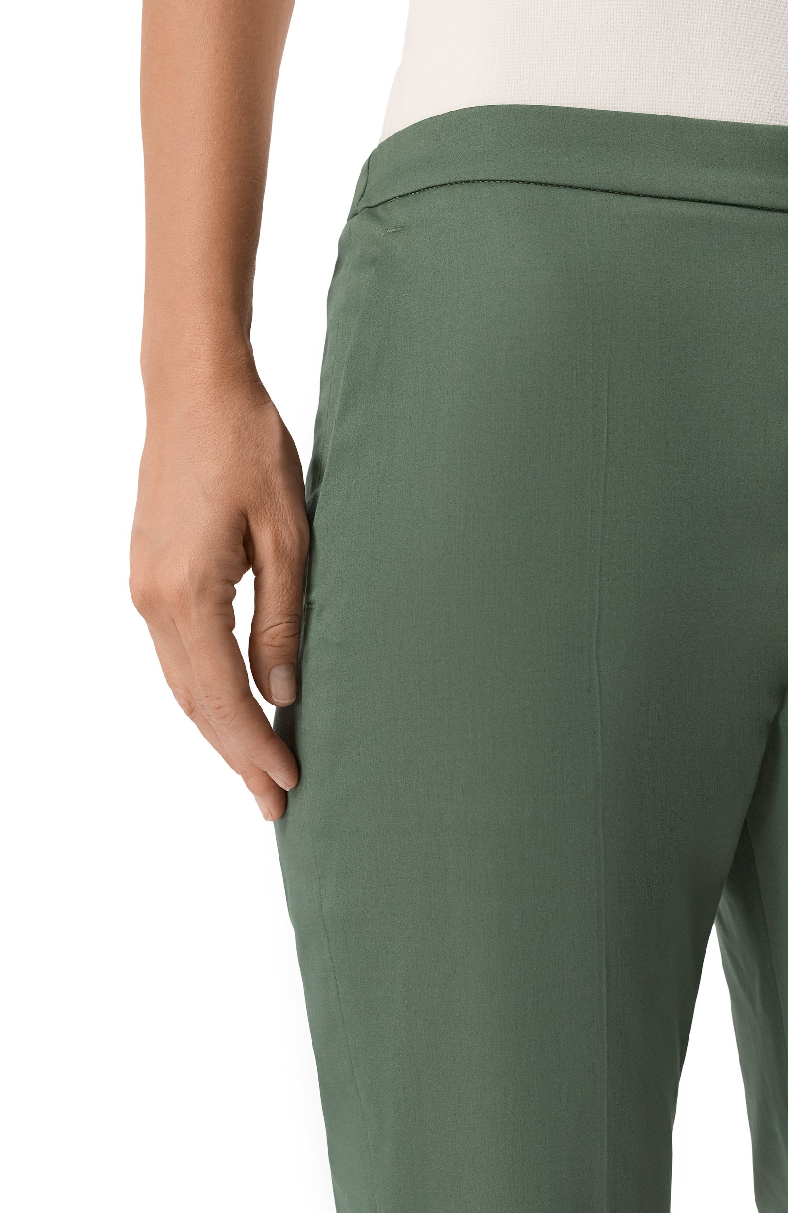 Брюки из хлопка и шелка MVST, арт. M26.CSW.T418/SILK P0PELINE, фото 5