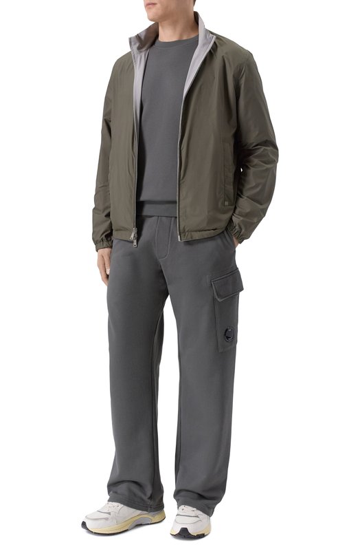 Хлопковый свитшот C.P. Company 20CMSS713A/005086W Серый  20CMSS713A/005086W Фото 2