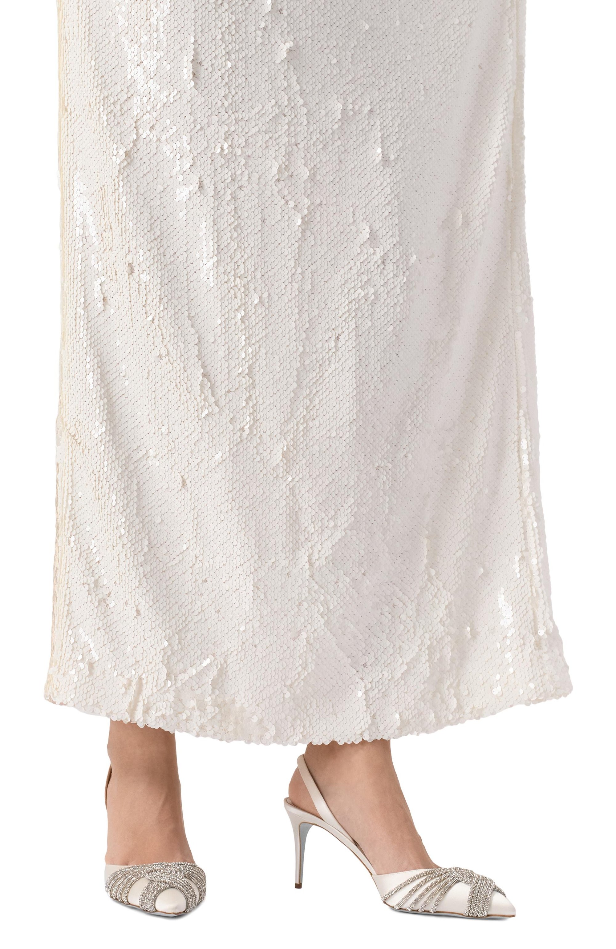 Текстильные туфли gatsby 75 AQUAZZURA, арт. GASMIDBR-SAT-FFF, фото 3