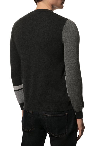 Кашемировый джемпер IL BORGO CASHMERE темно-серого цвета по цене 83150 руб., арт. 58-180-M0DG0, фото 4 Кашемировый джемпер IL BORGO CASHMERE, арт. 58-180-M0DG0, фото 4
