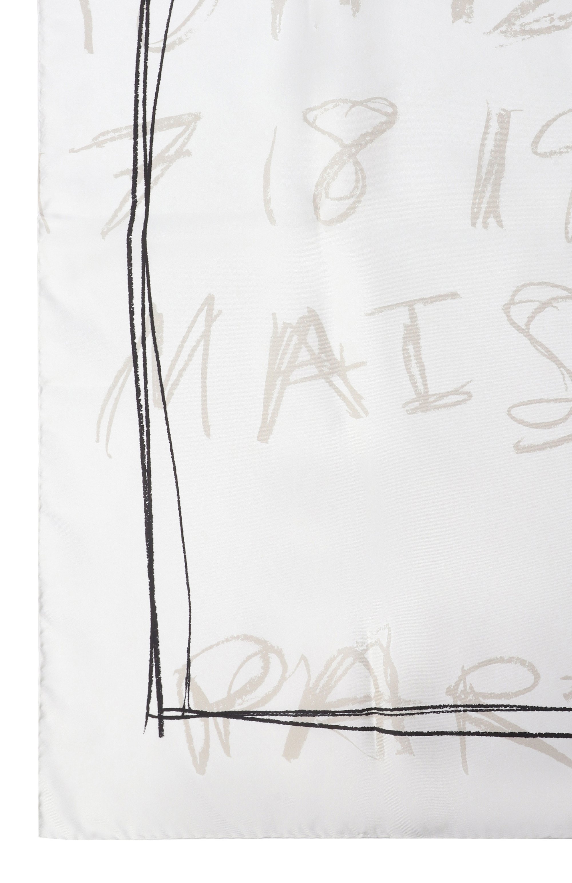 Шелковый платок MAISON MARGIELA, арт. S51TF0049/M35820, фото 4