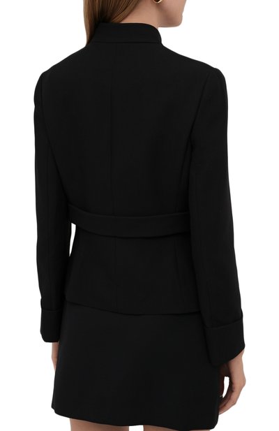 Жакет из шелка и шерсти GUCCI черного цвета по цене 199500 руб., арт. 663828/ZAD88, фото 4 Жакет из шелка и шерсти GUCCI, арт. 663828/ZAD88, фото 4