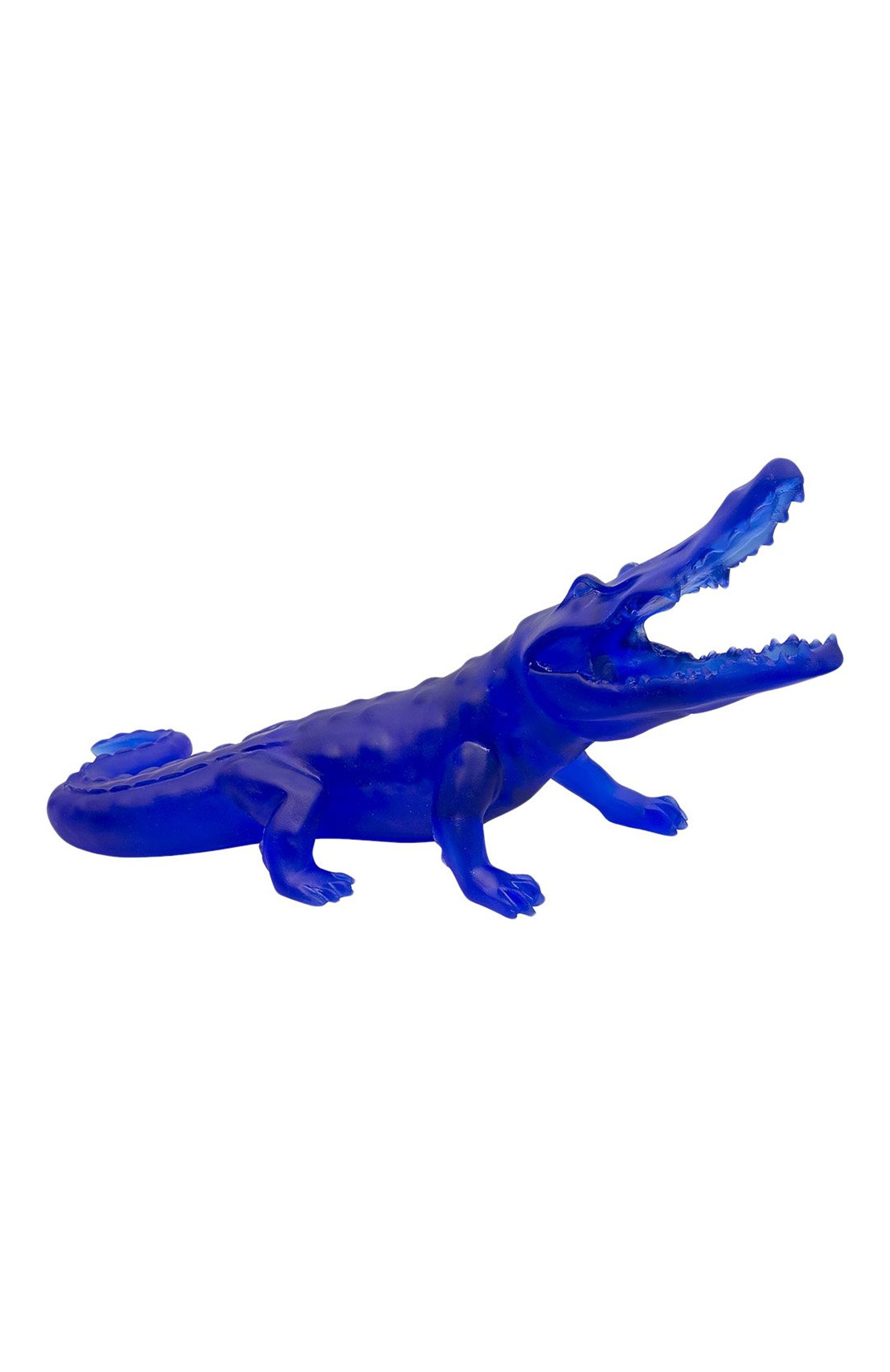 Скульптура richard orlinski crocodile DAUM синего цвета по цене 3990000 руб., арт. 05325-1, фото 1 Скульптура richard orlinski crocodile DAUM, арт. 05325-1, фото 1
