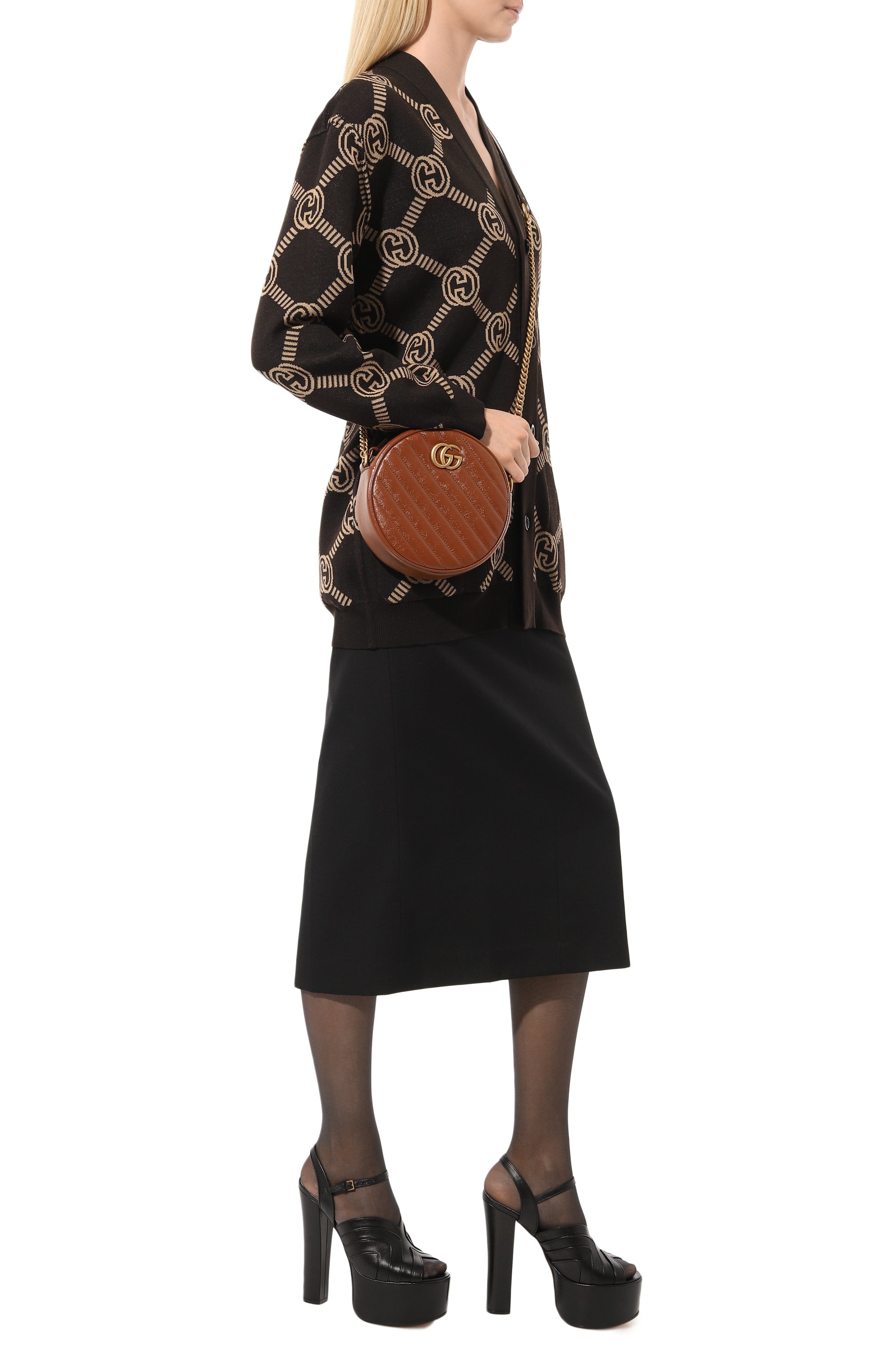 Кожаные босоножки GUCCI, арт. 699424/C9D00, фото 2