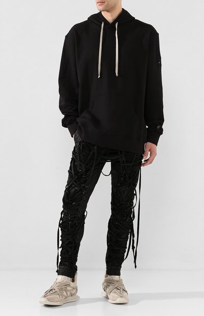 Хлопковое худи rick owens x champion RICK OWENS, арт. CM20S0014/215154, фото 2
