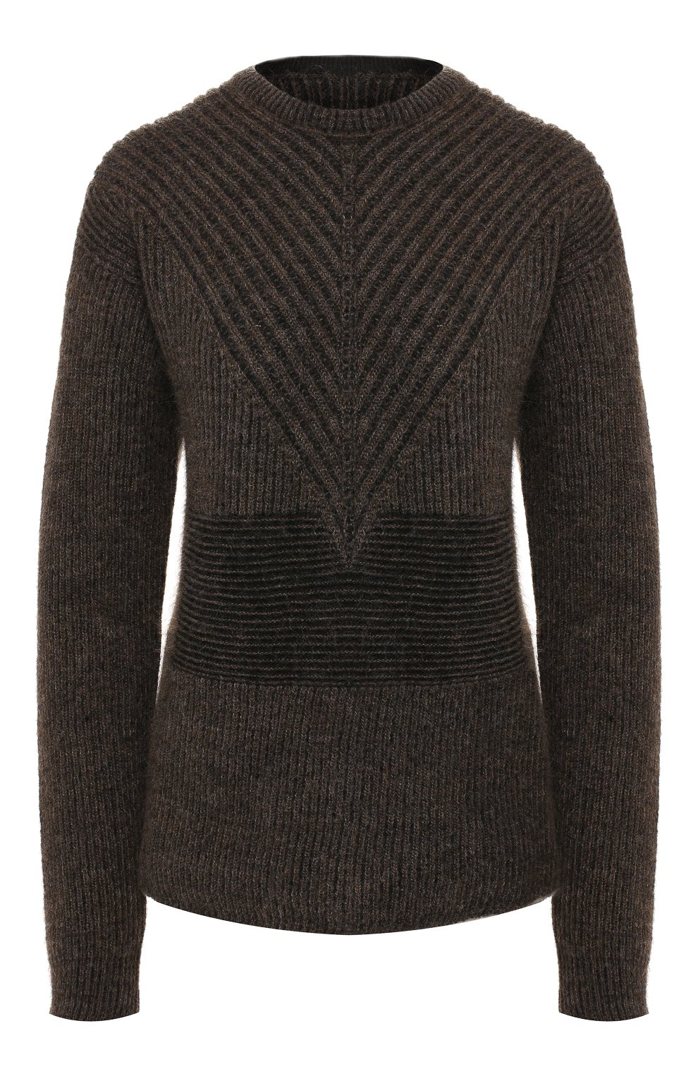 Пуловер RICK OWENS черного цвета по цене 75250 руб., арт. RP19F5660/KFI, фото 1 Пуловер RICK OWENS, арт. RP19F5660/KFI, фото 1