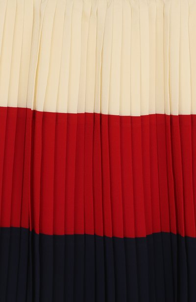 Плиссированная юбка с металлизированной отделкой на поясе GUCCI, арт. 495617/ZB622, фото 3