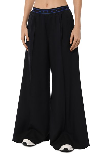 Шерстяные брюки MARNI, арт. PAMA0428U2/TW839, фото 3