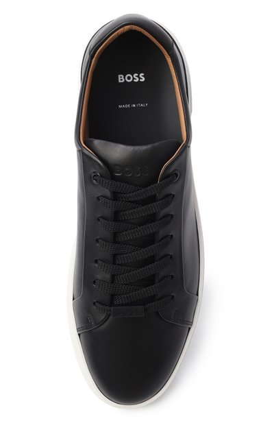 Кожаные кеды gary BOSS черного цвета по цене 55950 руб., арт. 50536841, фото 5 Кожаные кеды gary BOSS, арт. 50536841, фото 5