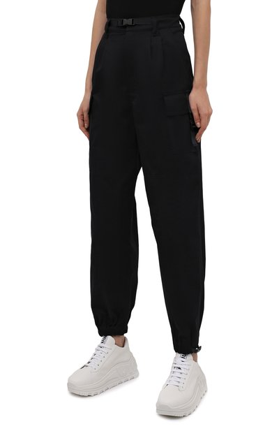 Хлопковые джоггеры MIU MIU, арт. MP1480-1ZHA-F0002, фото 3