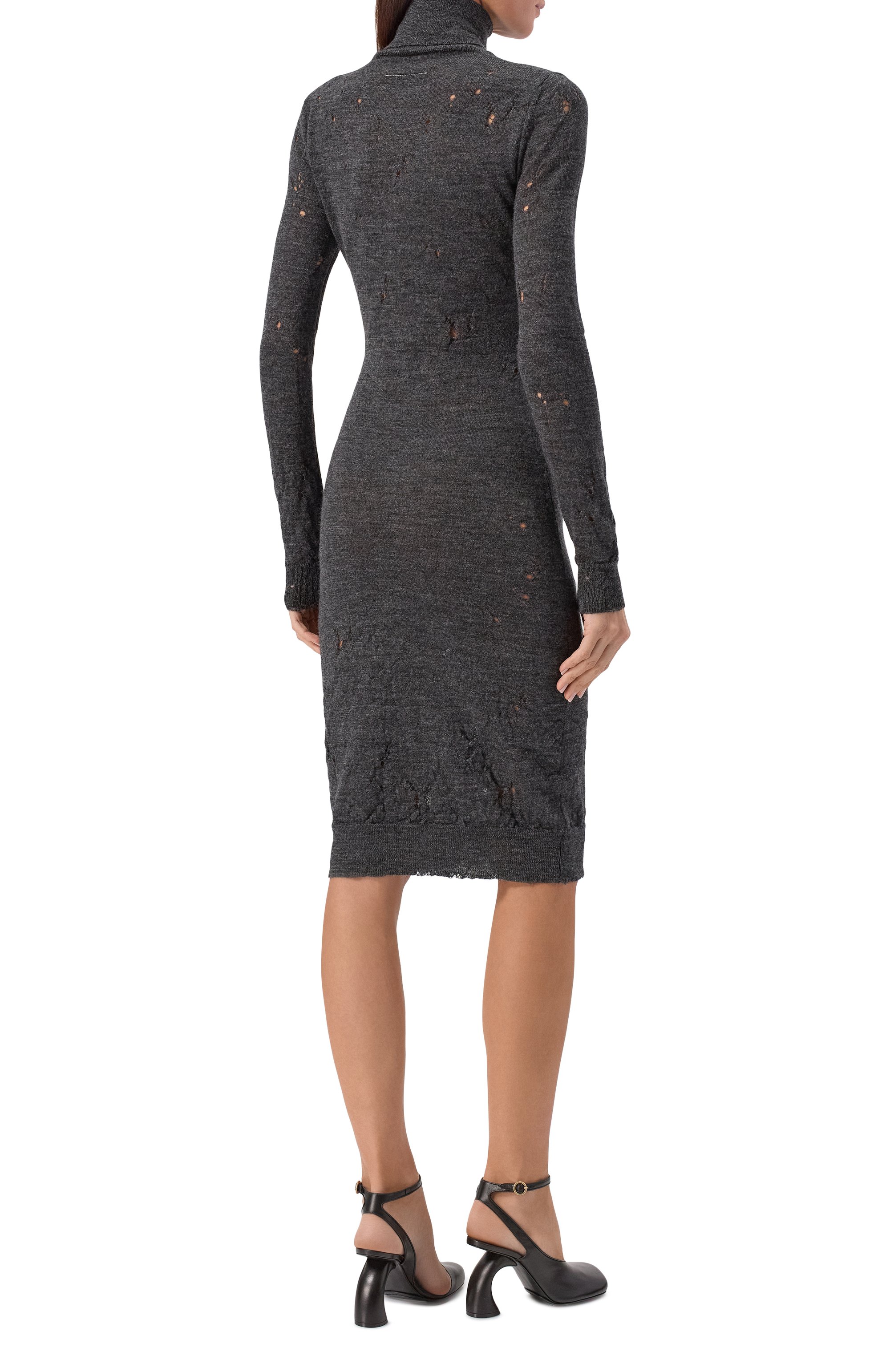 Шерстяное платье MM6, арт. S52DD0073/M13134, фото 4