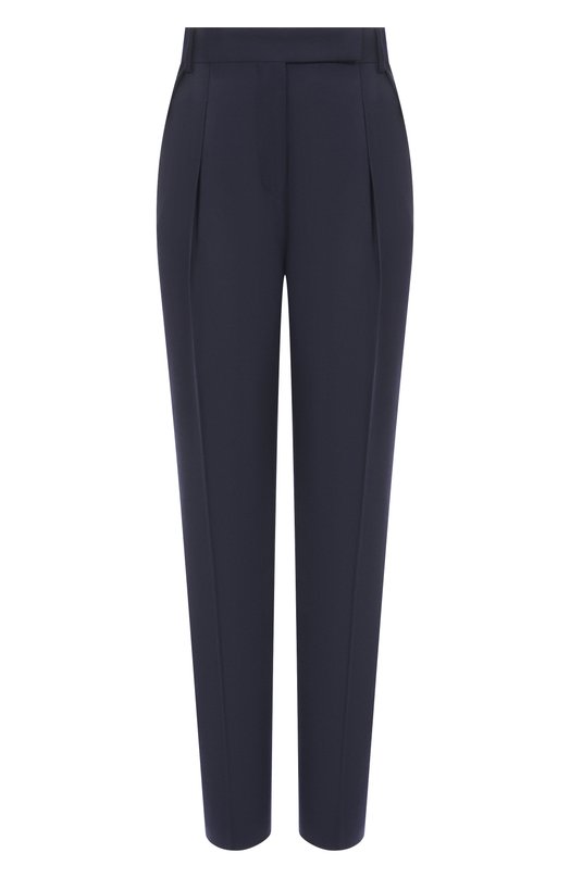 Шерстяные брюки Max Mara NEMB0 Синий NEMB0