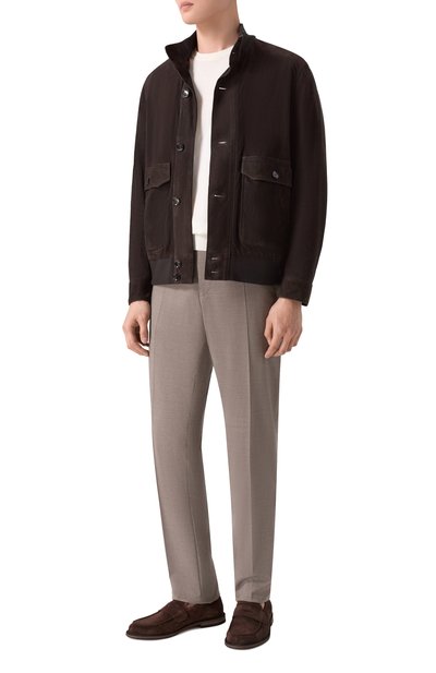 Замшевые пенни-лоферы PANTANETTI, арт. 19571A/TALCAT0, фото 2