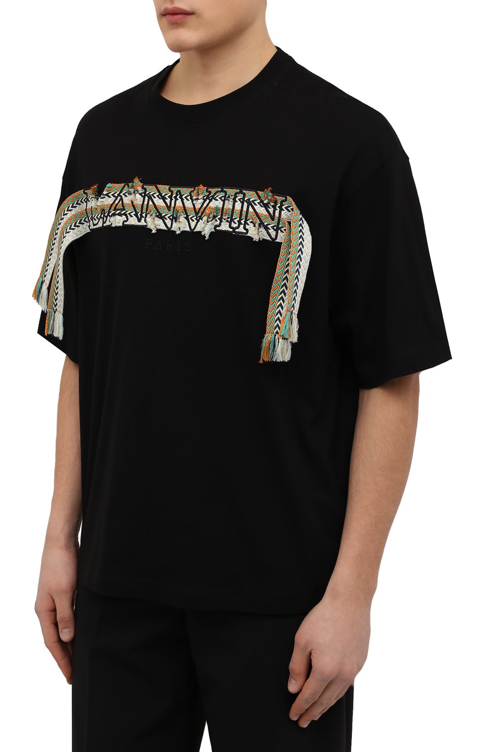 Хлопковая футболка LANVIN, арт. RM-TS0009-J198-P22, фото 3