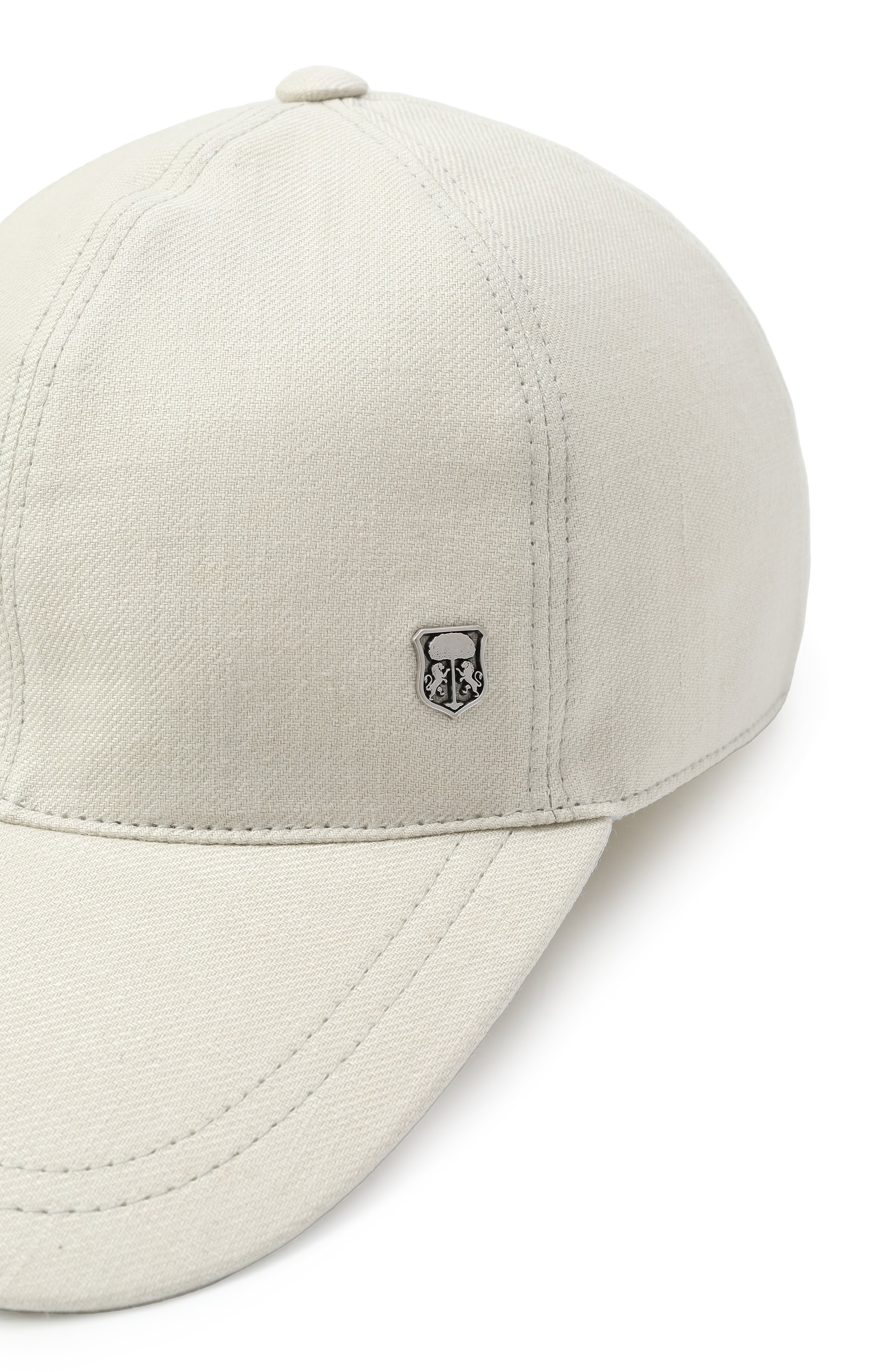 Льняная бейсболка CORNELIANI кремового цвета по цене 33350 руб., арт. 250510-2529212, фото 3 Льняная бейсболка CORNELIANI, арт. 250510-2529212, фото 3