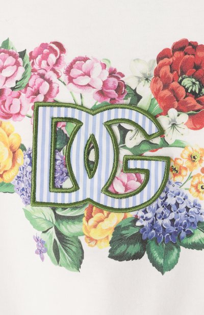 Хлопковая футболка DOLCE & GABBANA, арт. L5JT0Z/G702A/8-14, фото 3