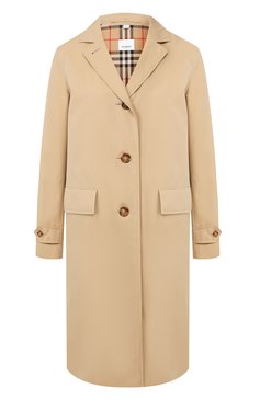 Женский плащ burberry farringdon BURBERRY бежевого цвета, арт. 8015485 | Фото 1 (Рукава: Длинные; Материал внешний: Хлопок; Длина (верхняя одежда): До колена; Материал подклада: Хлопок; Стили: Классический; Статус проверки: Проверена категория; Материал сплава: Проставлено; Драгоценные камни: Проставлено; Кросс-КТ: Куртка)