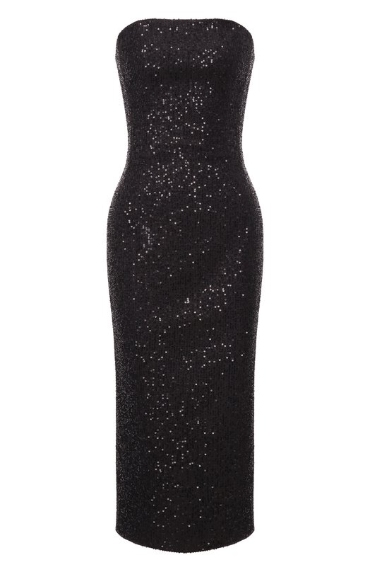 Платье с отделкой пайетками Chapurin D/20762/28979-М Чёрный D/20762/28979-М