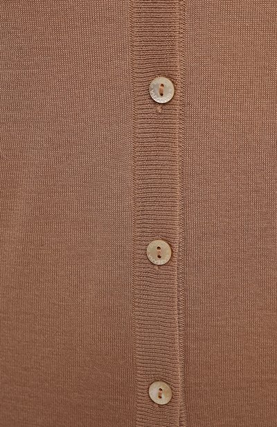 Кашемировый кардиган DOLCE & GABBANA бежевого цвета по цене 96450 руб., арт. FX825T/JAW3F, фото 5 Кашемировый кардиган DOLCE & GABBANA, арт. FX825T/JAW3F, фото 5
