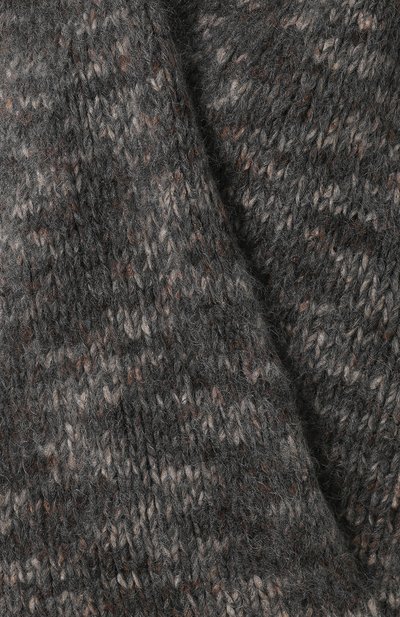 Вязаный кардиган с укороченным рукавом BRUNELLO CUCINELLI серого цвета по цене 214500 руб., арт. M2K333326, фото 5 Вязаный кардиган с укороченным рукавом BRUNELLO CUCINELLI, арт. M2K333326, фото 5
