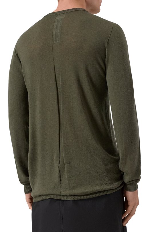 Шерстяной джемпер Rick Owens RU02E1622/ML Зелёный  RU02E1622/ML Фото 4