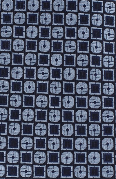 Шелковый галстук с узором ZEGNA голубого цвета по цене 22850 руб., арт. Z3E43/1XW, фото 3 Шелковый галстук с узором ZEGNA, арт. Z3E43/1XW, фото 3
