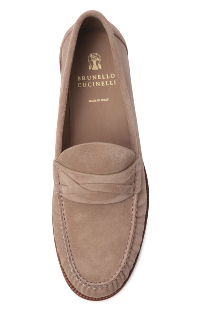 Замшевые лоферы BRUNELLO CUCINELLI, арт. MZUS0LF747, фото 5