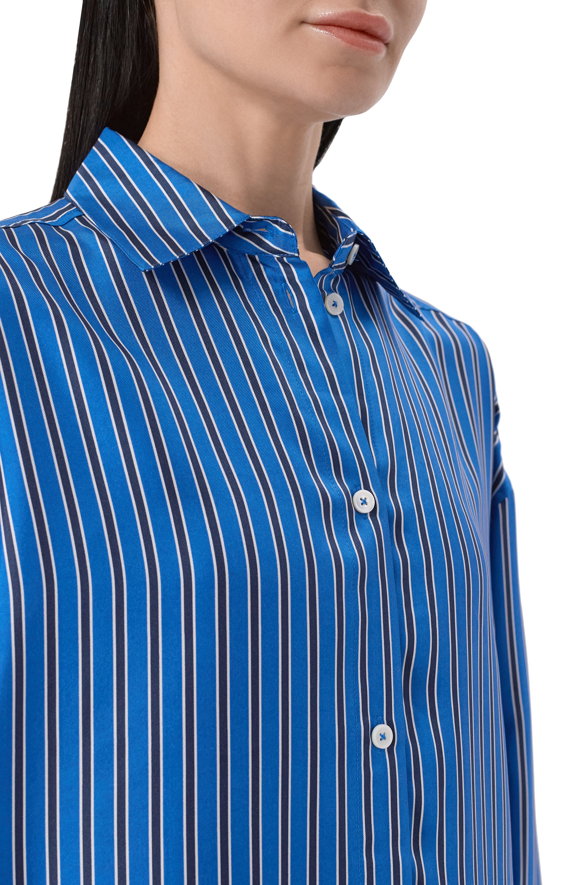 Шелковая рубашка TOTEME, арт. 261-WRT0700-FB0553, фото 5