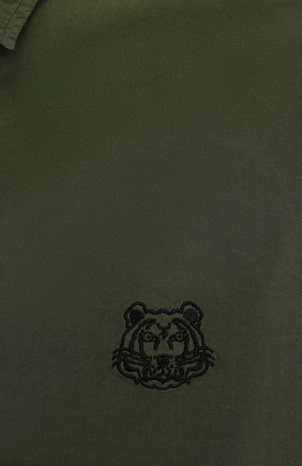 Хлопковая рубашка KENZO хаки цвета по цене 18200 руб., арт. FB55CH4001LA, фото 5 Хлопковая рубашка KENZO, арт. FB55CH4001LA, фото 5