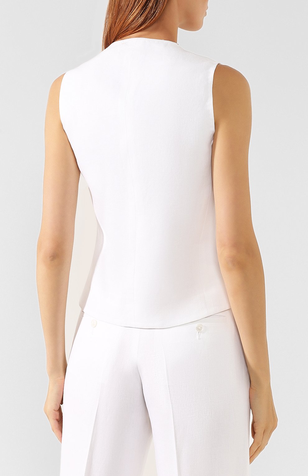 Льняной жилет KITON, арт. D47456K01057, фото 4