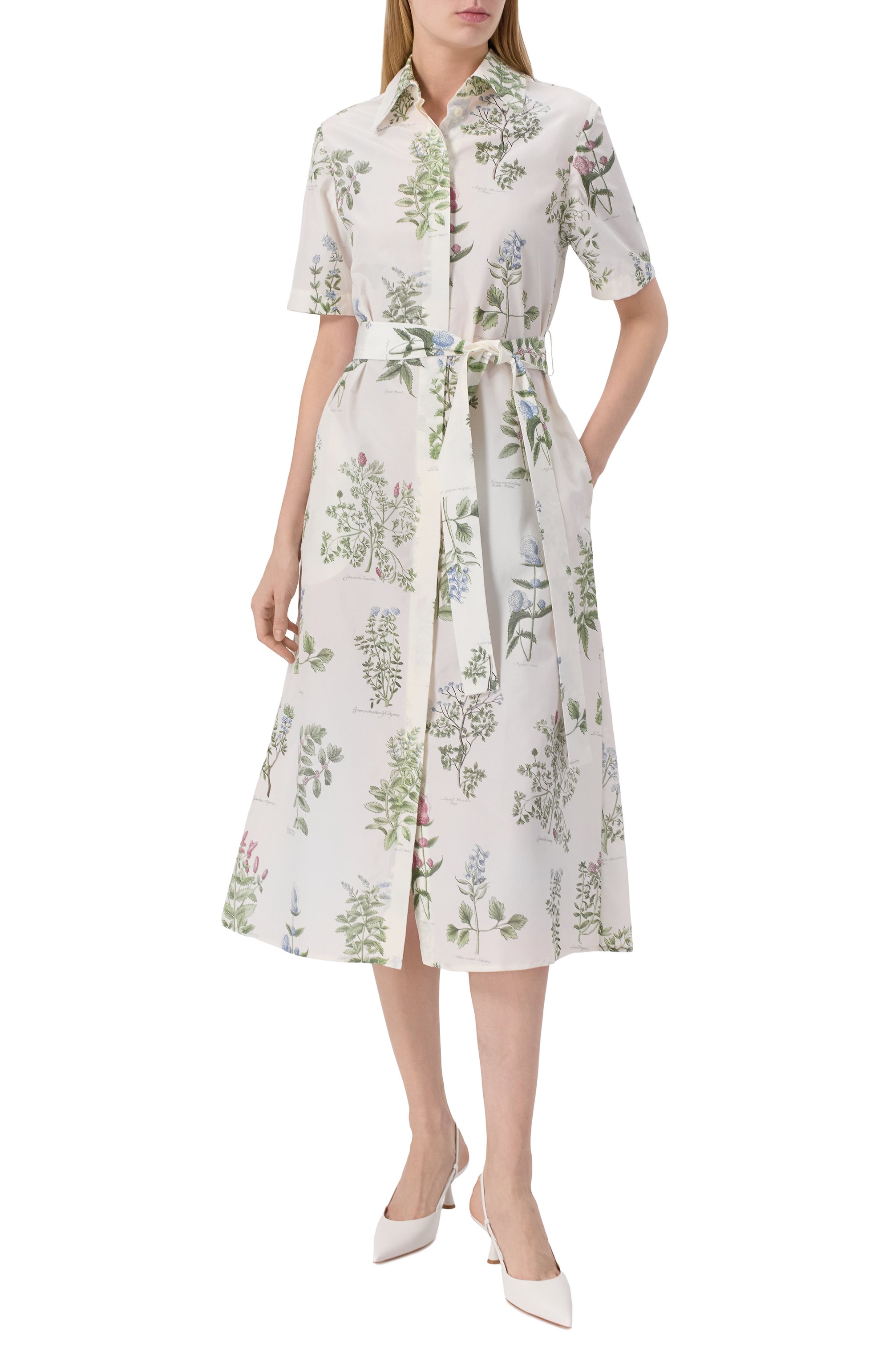 Платье из хлопка и шелка COLOMBO, арт. AB00358/F/T0294-U-1Z, фото 3