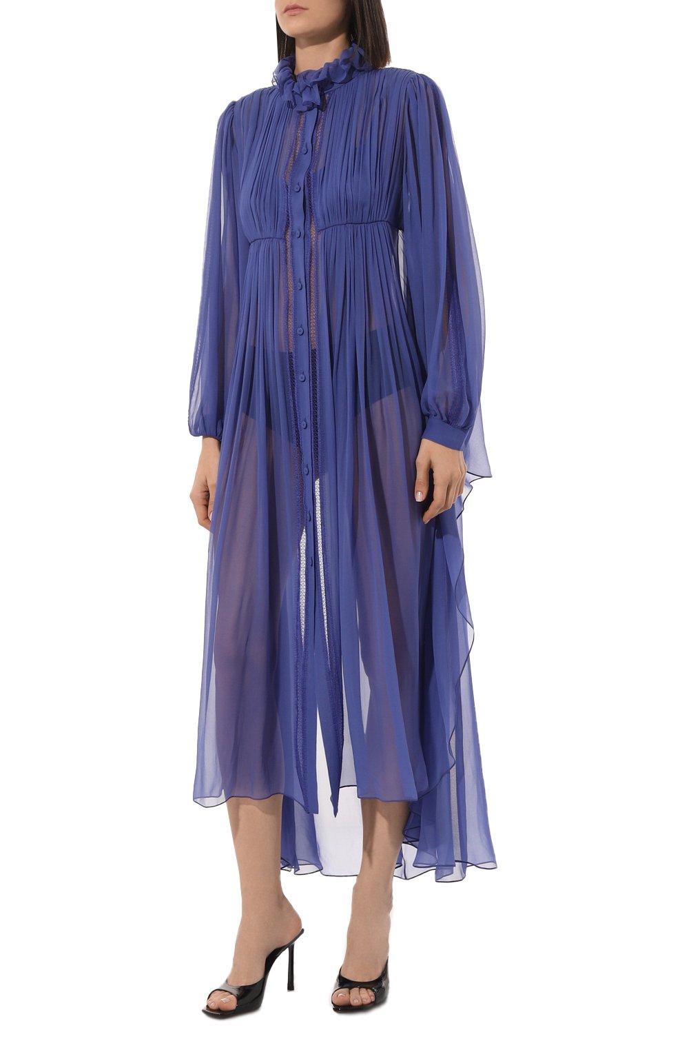 Шелковое платье ALBERTA FERRETTI, арт. 222M/A0215/5114, фото 3