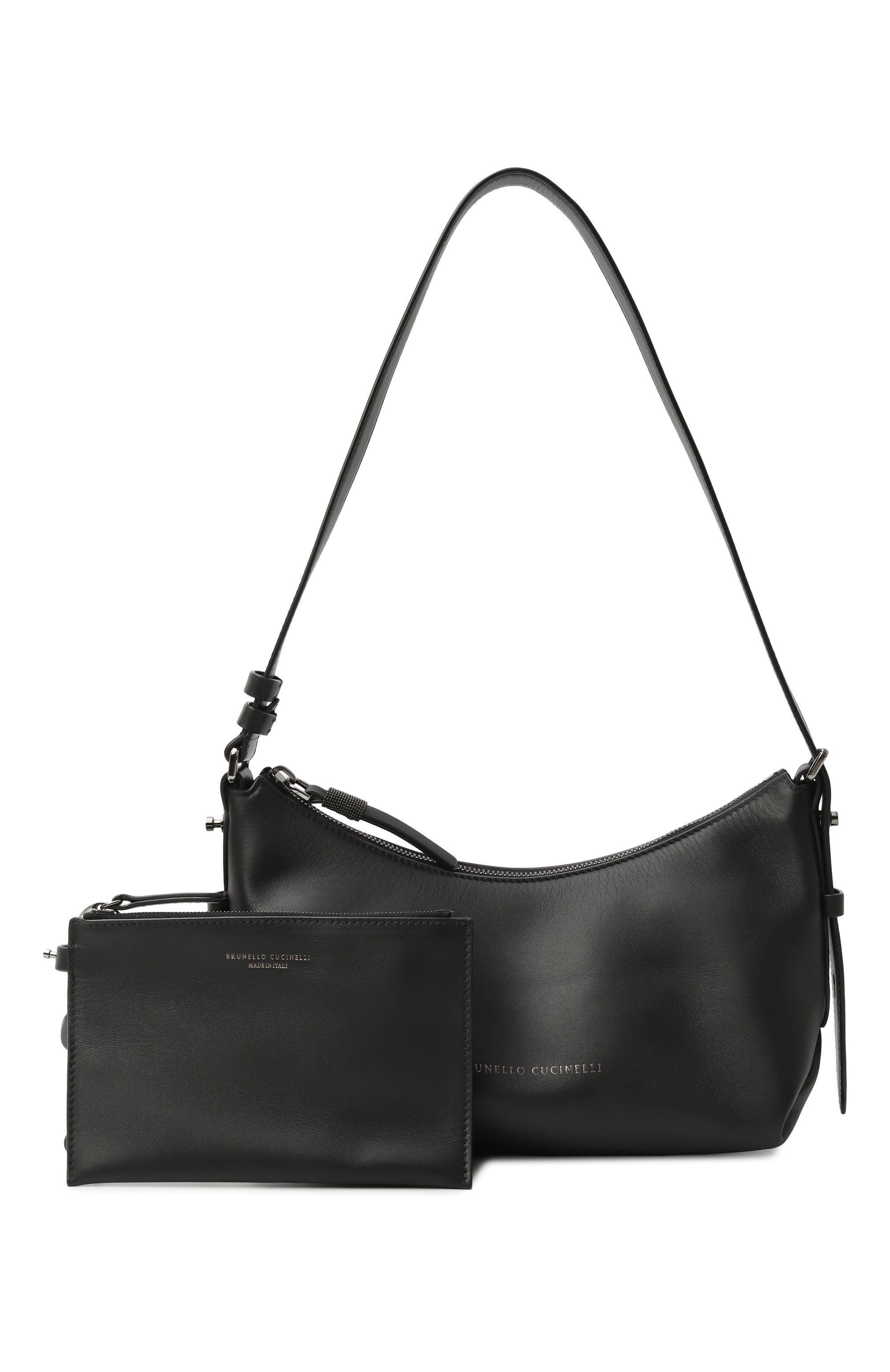 Сумка BRUNELLO CUCINELLI черного цвета по цене 308000 руб., арт. MBHED2545, фото 7 Сумка BRUNELLO CUCINELLI, арт. MBHED2545, фото 7