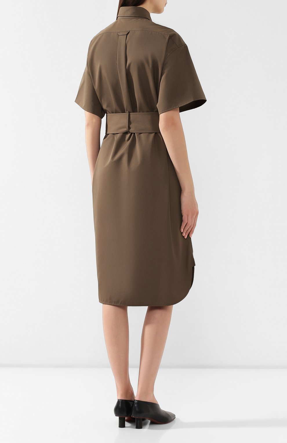 Хлопковое платье BOTTEGA VENETA, арт. 563045/VF1Y0, фото 4
