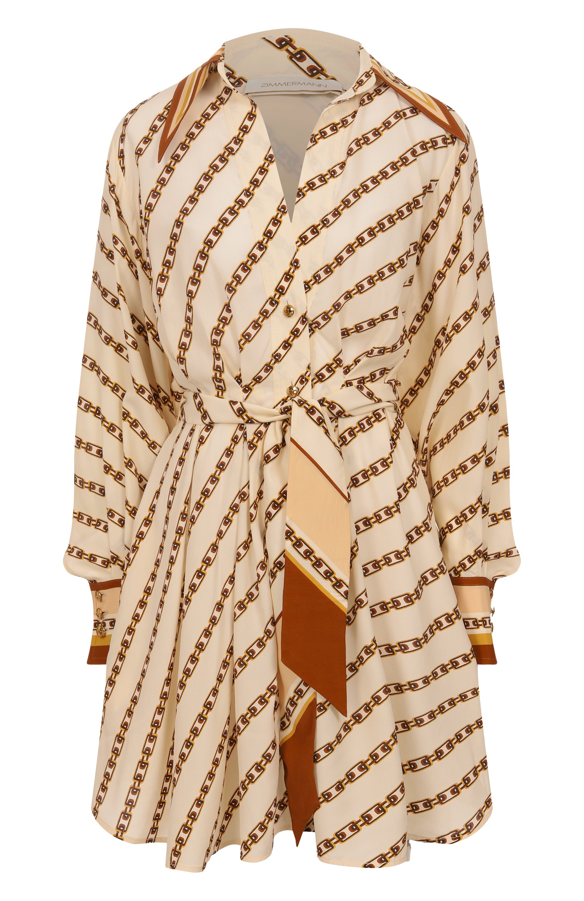 Платье из вискозы и шелка ZIMMERMANN, арт. 4184DS25R, фото 1