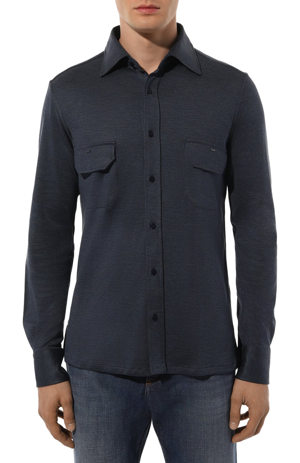 Рубашка из хлопка и шелк�а STEFANO RICCI, арт. CJ007518/TE2800, фото 3