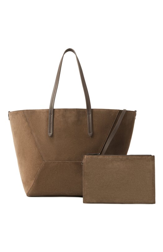Сумка-тоут BC Duo Brunello Cucinelli MBDLD2571 Коричневый  MBDLD2571 Фото 8