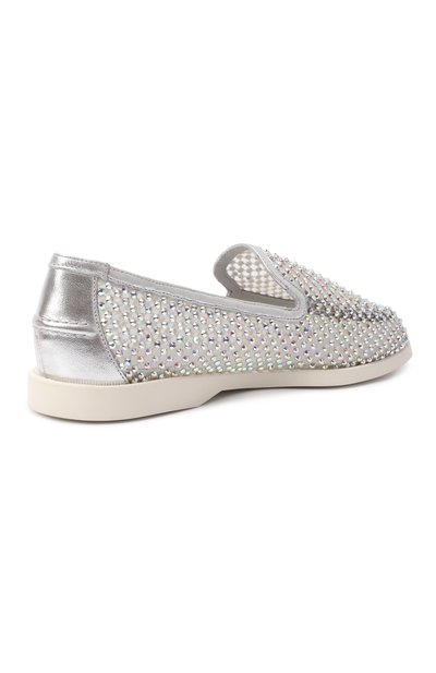 Текстильные лоферы gilda LE SILLA, арт. 6123Y020MGPPGRE/982, фото 5