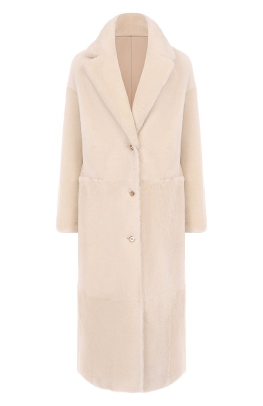 Двусторонняя дубленка Kiton D60672K0546F02 Кремовый D60672K0546F02